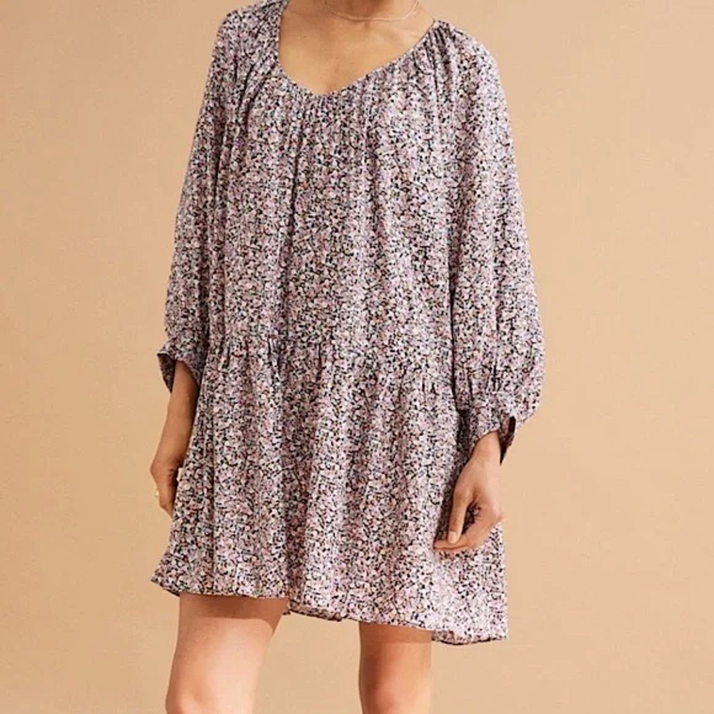 H&M Floral Flare Dress NWT